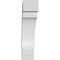 Ekena Millwork 6-in. W x 20-in. D x 26-in. H Merced Architectural Grade PVC Knee Brace BRCP06X20X26MRC - alternate 2